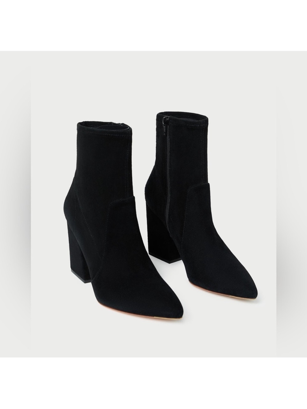 Loeffler Randall Isla Black Suede Ankle Bootie size 6
